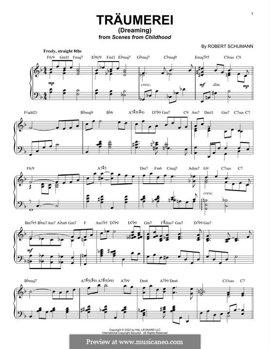 No.7 Träumerei (Dreaming), for Piano: Jazz version by Роберт Шуман