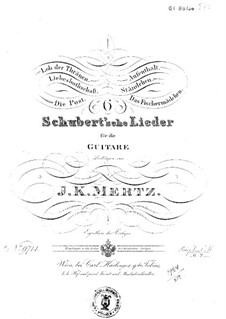 Six Schubert's Tracks: Six Pieces by Франц Шуберт
