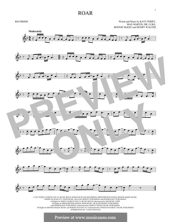 Instrumental version: Для блокфлейты by Bonnie McKee, Katy Perry, Lukas Gottwald, Max Martin, Henry Russell Walter