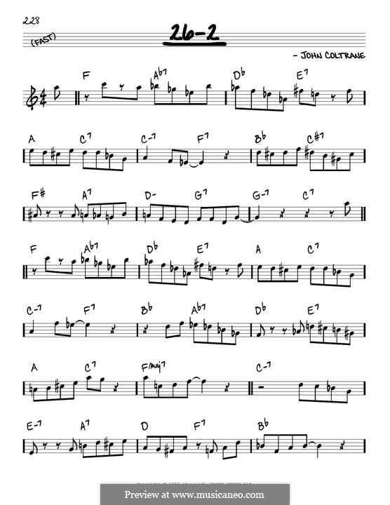 26-2: Мелодия by John Coltrane