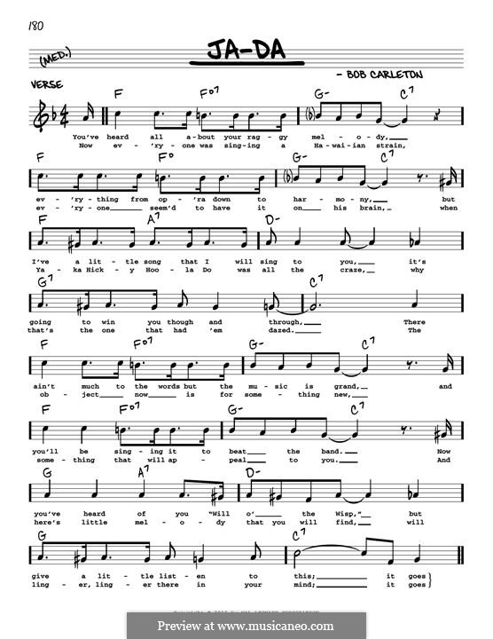 Ja-Da: Мелодия by Bob Carleton