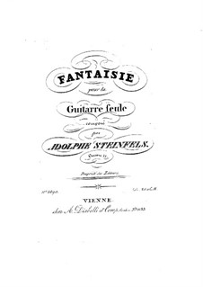 Fantaisie, Op.11: Fantaisie by Adolphe Steinfels