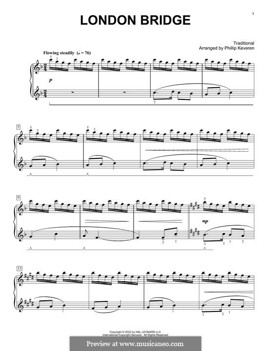 London Bridge: Для фортепиано by folklore