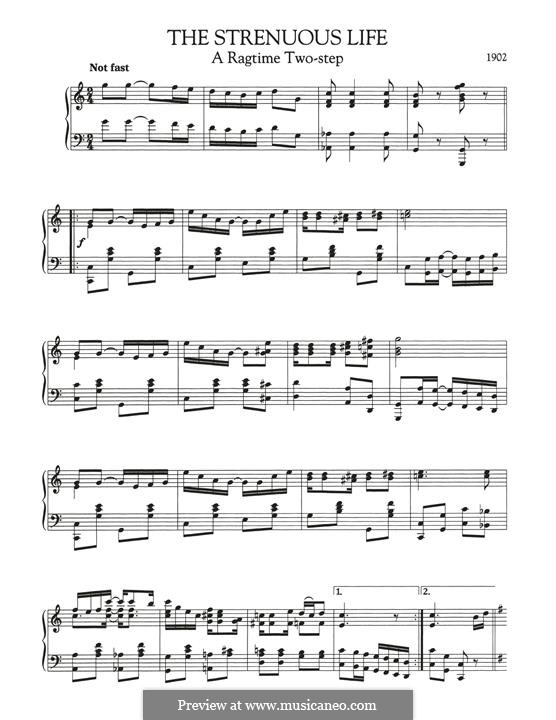 Энергичная жизнь: Для фортепиано by Скотт Джоплин