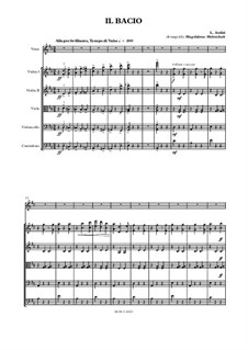 Поцелуй: For voice and chamber orchestra by Луиджи Ардити