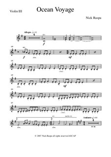 Морское путешествие: Violin 3 part by Ник Raspa