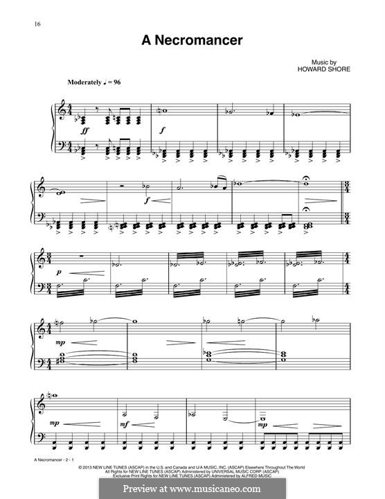 A Necromancer (from The Hobbit: The Desolation of Smaug): A Necromancer (from The Hobbit: The Desolation of Smaug) by Howard Shore