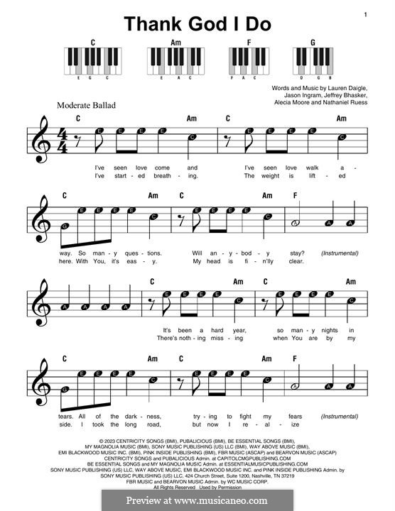 Thank God I Do: Thank God I Do by Lauren Daigle