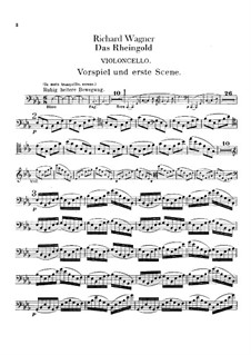 Золото Рейна, WWV 86a: Партия виолончелей by Рихард Вагнер