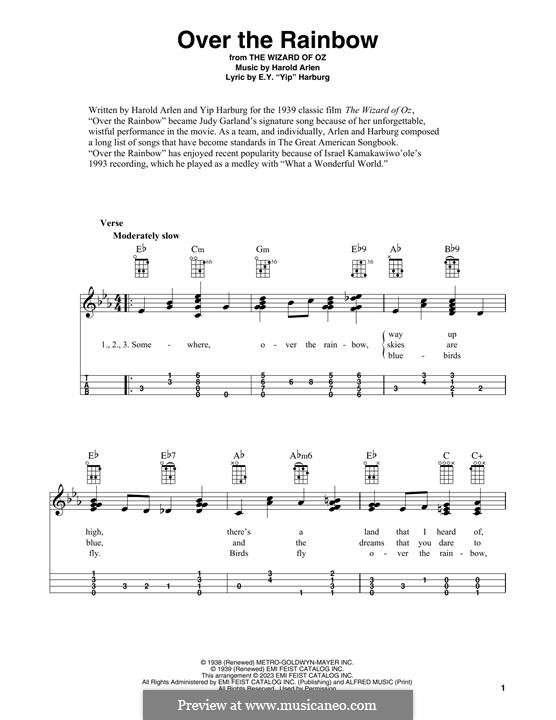 Instrumental version: Для укулеле by Harold Arlen