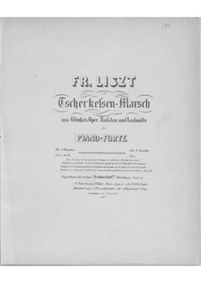 Транскрипция на тему 'Марш Черномора' из оперы 'Руслан и Людмила' Глинки, S.406: Транскрипция на тему 'Марш Черномора' из оперы 'Руслан и Людмила' Глинки by Франц Лист