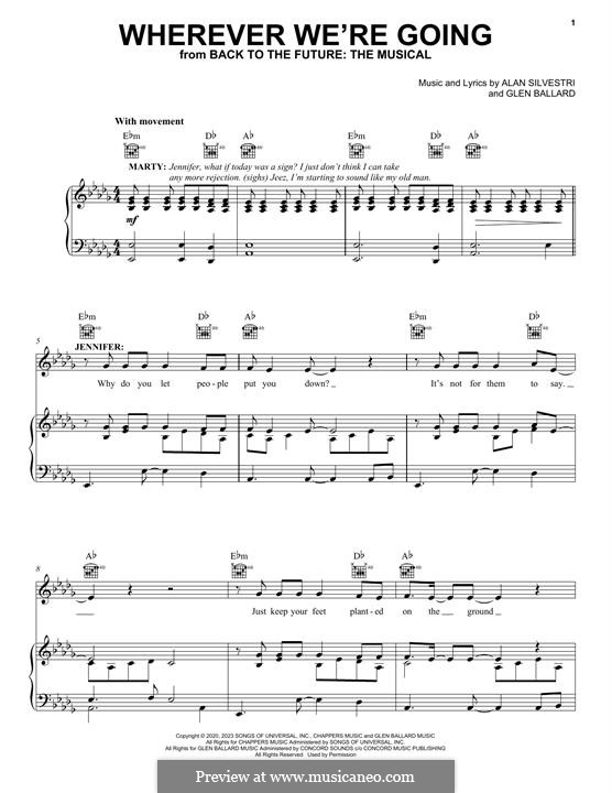 Wherever We're Going (from Back To The Future: The Musical): Wherever We're Going (from Back To The Future: The Musical) by Alan Silvestri, Glen Ballard