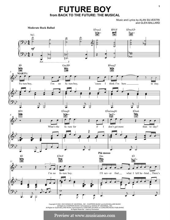 Future Boy (from Back To The Future: The Musical): Future Boy (from Back To The Future: The Musical) by Alan Silvestri, Glen Ballard