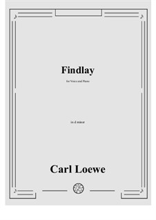 Findlay: D minor by Карл Лёве