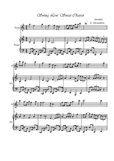 Swing Low, Sweet Chariot: Для флейты и фортепиано by folklore