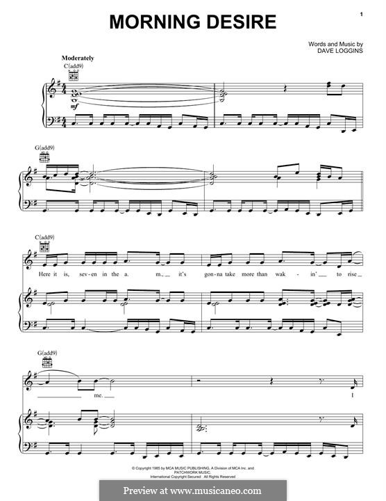 Morning Desire (Kenny Rogers): Morning Desire (Kenny Rogers) by Dave Loggins