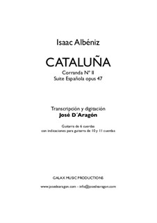 No.2 Каталония: Для гитары by Исаак Альбенис