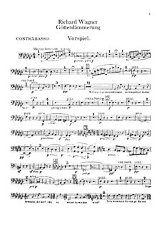 Гибель богов, WWV 86d: Партия контрабасов by Рихард Вагнер