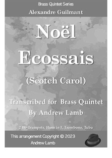 Noël Ecossais (Scotch Carol): Для квинтета медных духовых by Александр Гильман