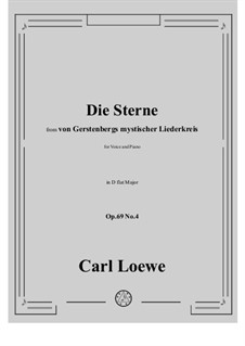 No.4 Die Sterne: D flat Major by Карл Лёве