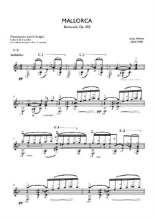 Mallorca, Op.202: For guitar by Исаак Альбенис