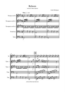 Reborn: For brass quintet by Joede Rodrigues