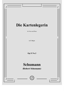 Три романса, Op.31: No.2 Kartenlegerin (Fortuneteller) in E Major by Роберт Шуман