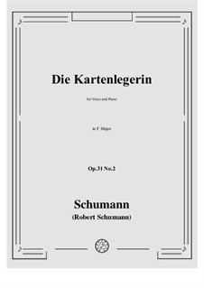 Три романса, Op.31: No.2 Kartenlegerin (Fortuneteller) in F Major by Роберт Шуман