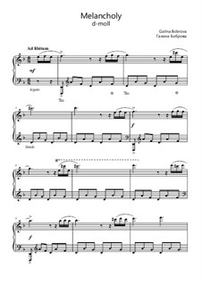 Меланхолии: Меланхолия 1 by Галина Боброва