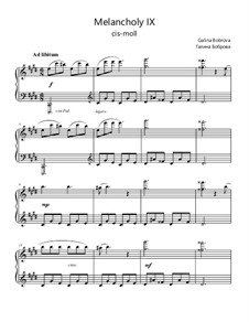 Меланхолии: Меланхолия 9 by Галина Боброва