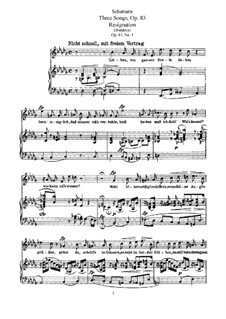 Complete set: Клавир с вокальной партией by Роберт Шуман