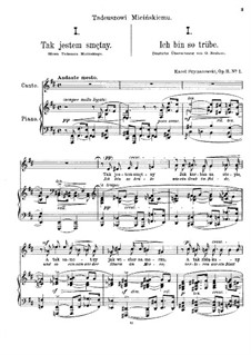 Четыре песни, Op.11: Четыре песни by Кароль Шимановский