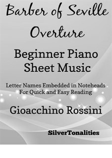 Увертюра: For beginner piano by Джоаккино Россини