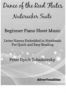 No.7 Танец пастушков: For beginner piano by Петр Чайковский