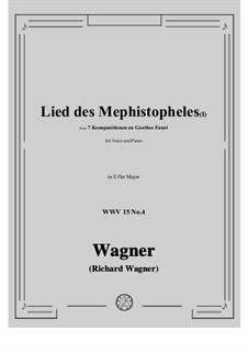 No.4 Lied des Mephistopheles (I): E flat Major by Рихард Вагнер