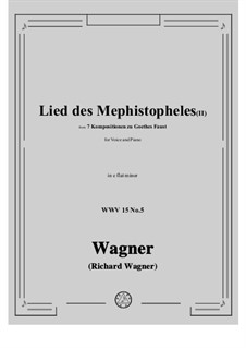 No.5 Lied des Mephistopheles (II): E flat minor by Рихард Вагнер