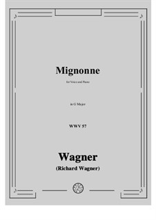 Mignonne, WWV 57: G Major by Рихард Вагнер