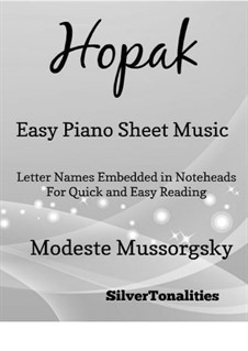 Гопак: Для фортепиано (легкий уровень) by Модест Мусоргский