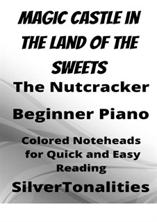 Фрагменты: Magic Castle in the Land of Sweets Beginner Piano with Colored Notation by Петр Чайковский