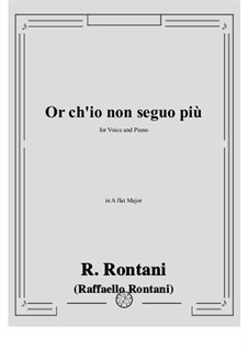 Or ch'io non seguo più: A flat Major by Raffaello Rontani