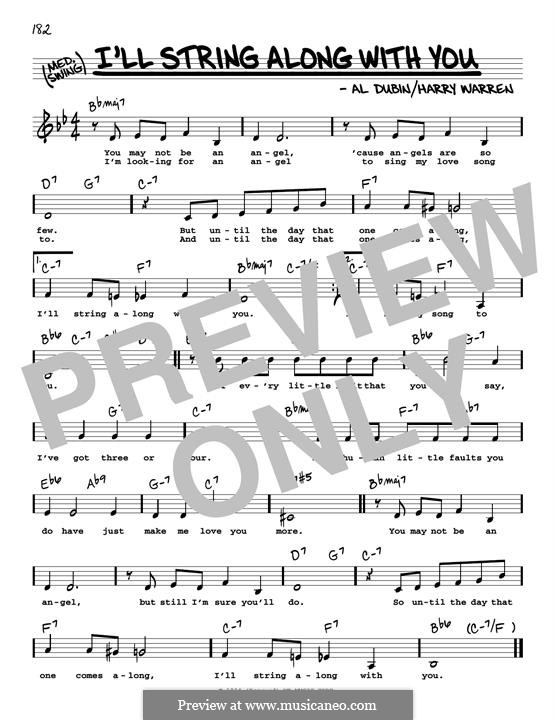 I'll String Along with You: Low Voice by Гарри Уоррен