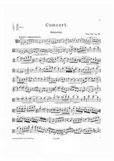 Концерт для альта с оркестром ля минор, Op.68: Переложение для альта и фортепиано – сольная партия by Ганс Зитт