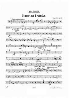 Концерт для альта с оркестром ля минор, Op.68: Партия контрабаса by Ганс Зитт