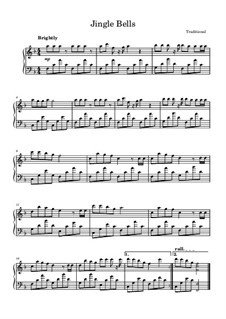 Piano version: Для одного исполнителя by James Lord Pierpont