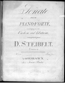 Соната для фортепиано ми-бемоль мажор, Op.59: Соната для фортепиано ми-бемоль мажор by Даниэль Штайбельт