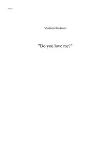 Do you love me?: Do you love me? by Владимир Бодунов