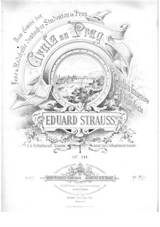 Gruss an Prag for Piano, Op.144: Gruss an Prag for Piano by Эдуард Штраус