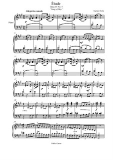 Двадцать пять этюдов, Op.45: Этюд No.5 by Стефан Геллер