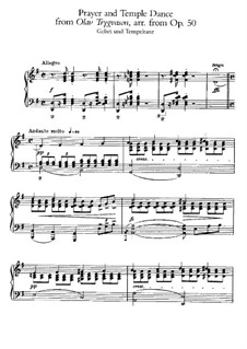 Олаф Трюггвасон, Op.50: Клавир by Эдвард Григ