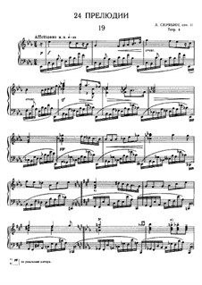 Двадцать четыре прелюдии, Op.11: Прелюдия No.19 by Александр Скрябин